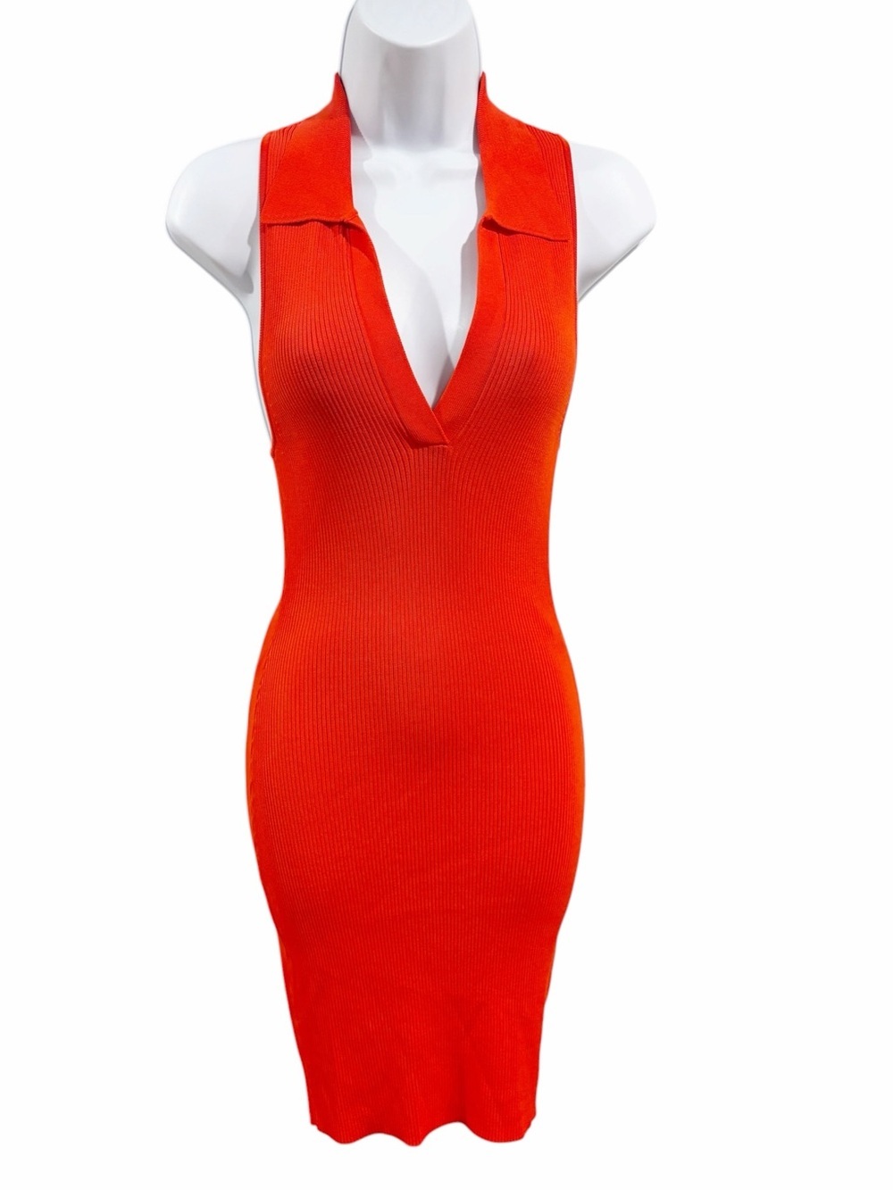 NWT Toccin Henley Racer Back Dress Poppy size Small